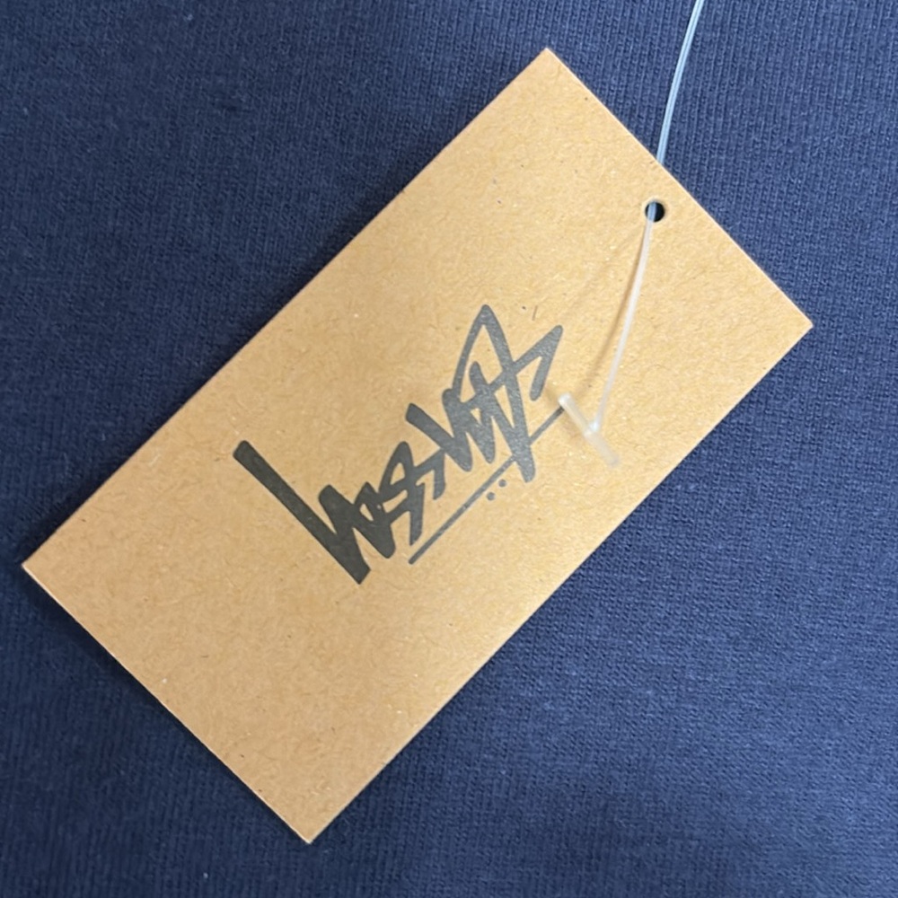 Sale Super rare Stussy Navy soda can Tee with Green Graphic size medium new - Picture 9 of 12